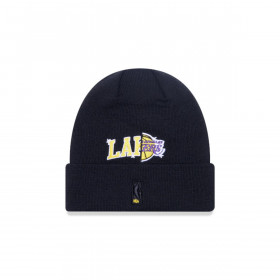 Knit NBA Los Angeles Lakers Cold Season Black New Era