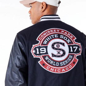 Chaquetas Chicago White Sox MLB Patches Black