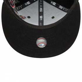 Gorra 59Fifty Atlanta Braves MLB Roses Black