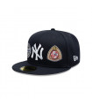 Gorra 59Fifty New York Yankees MLB Many Patch Black