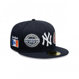 Gorra 59Fifty New York Yankees MLB Many Patch Black