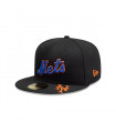 Gorra 59Fifty New York Mets MLB Visor Logo Black