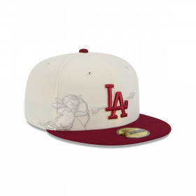 Gorra 59Fifty Los Angeles Dodgers MLB Cherub White