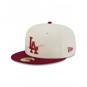 Gorra 59Fifty Los Angeles Dodgers MLB Cherub White