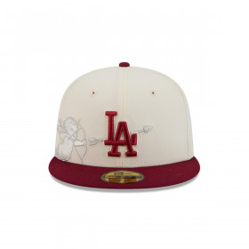 Gorra 59Fifty Los Angeles Dodgers MLB Cherub White
