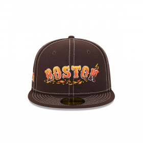 Gorra 59Fifty  MLB Boston Red Sox Fall Foliage Dark Brown