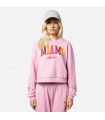 Polerón New Era Miami City Pastel Pink Woman