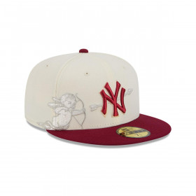 Gorra 59Fifty New York Yankees MLB Cherub White