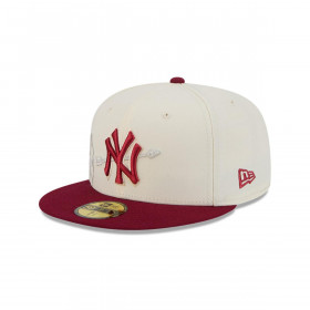 Gorra 59Fifty New York Yankees MLB Cherub White