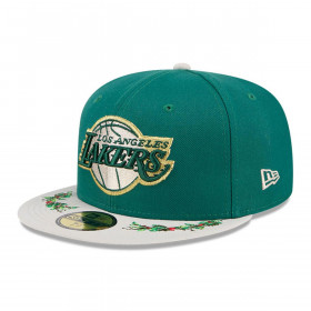Gorra 59Fifty Los Angeles Lakers NBA Novelty Holly Green Med