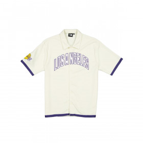 Polera  Los Angeles Lakers NBA Heritage Open White