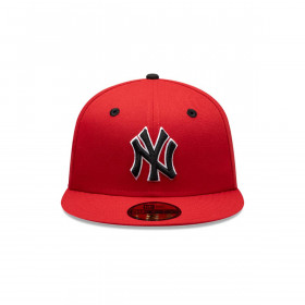 Gorra 59Fifty New York Yankees MLB Scarlet Patch Red