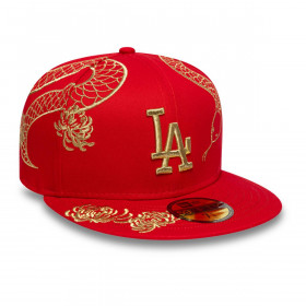 Gorra 59Fifty Los Angeles Dodgers MLB Year Of the Snake Red