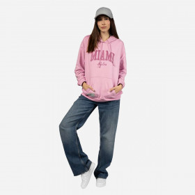 Polerón New Era Miami City Pastel Pink Woman
