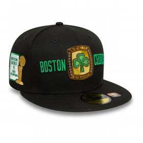 Gorra 59Fifty NBA Boston Celtics 18X NBA Champions Black