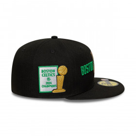 Gorra 59Fifty NBA Boston Celtics 18X NBA Champions Black