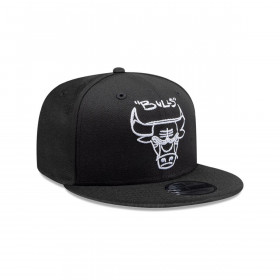 Gorra 9Fifty Chicago Bulls NBA Heritage Black