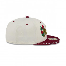 Gorra 59Fifty  MLB Los Angeles Dodgers Novelty Stitch White