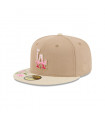 Gorra 59Fifty Los Angeles Dodgers MLB Hand Stitched Beige