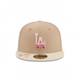 Gorra 59Fifty Los Angeles Dodgers MLB Hand Stitched Beige