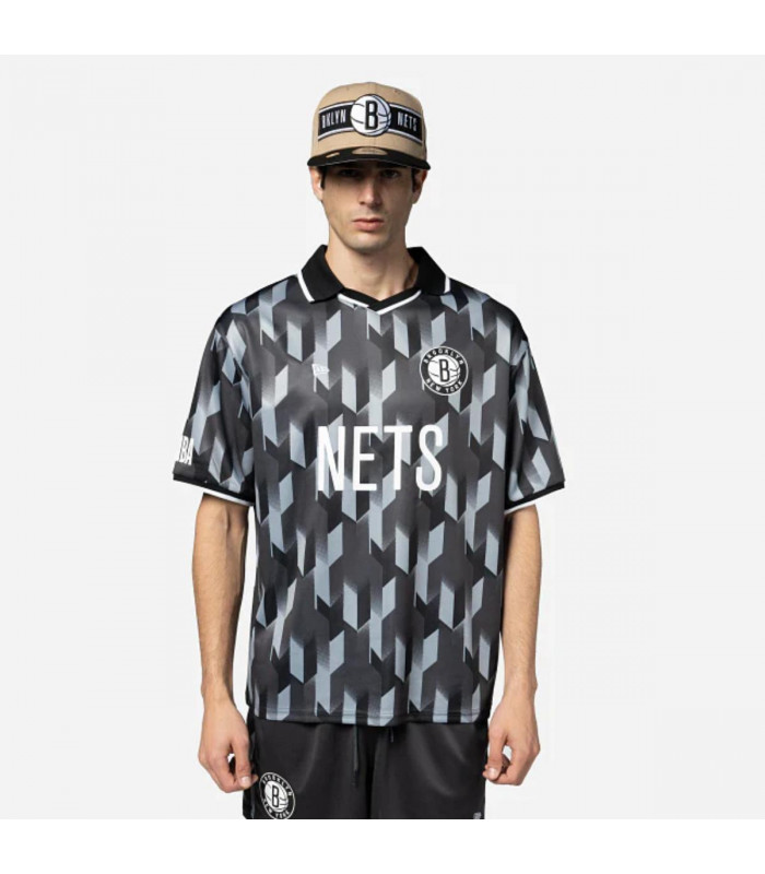 Polera Brooklyn Nets NBA Soccer Pack Dk Grey