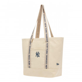 Bag Pack New York Yankees MLB Team Canvas Light Beige