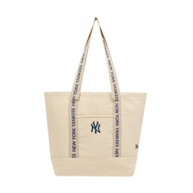 Bag Pack New York Yankees MLB Team Canvas Light Beige