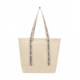 Bag Pack New York Yankees MLB Team Canvas Light Beige