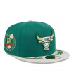 Gorra 59Fifty NBA Chicago Bulls Novelty Holly Green Med