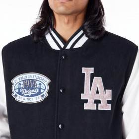 Chaquetas Los Angeles Dodgers MLB Patches Black