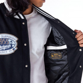Chaquetas Los Angeles Dodgers MLB Patches Black