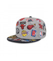 Gorra 9Fifty NBA All Over NBA All Over Grey