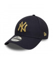 Gorra 9Forty New York Yankees MLB Metallic Navy
