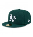 Gorra 59Fifty Oakland Athletics MLB OTC Pattern Dark Green