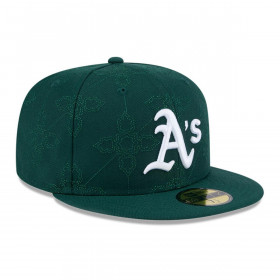 Gorra 59Fifty Oakland Athletics MLB OTC Pattern Dark Green
