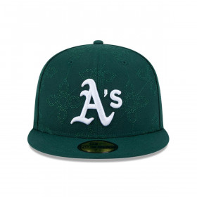 Gorra 59Fifty Oakland Athletics MLB OTC Pattern Dark Green