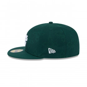 Gorra 59Fifty Oakland Athletics MLB OTC Pattern Dark Green