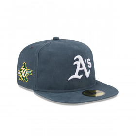 Gorra 59Fifty Oakland Athletics MLB Championshio Side Flag Dark Green