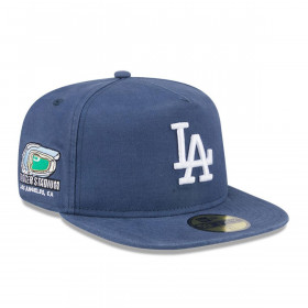 Gorra 59Fifty Los Angeles Dodgers MLB Championshio Side Flag Dk Blue