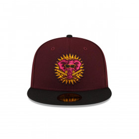 Gorra 59Fifty Oakland Athletics MLB Drop Dark Purple
