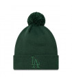 Knit LA MLB Metallic Bobble Bean Green Woman