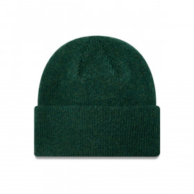 Knit New York Yankees MLB Wide Cuff Beanie Dark Green Woman