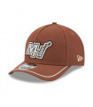 Gorra 9Forty Miami Heat NBA New Era MotorSport Dark Brown