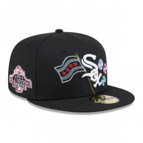 Gorra 59Fifty Chicago White Sox MLB State Stitch Black
