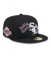 Gorra 59Fifty Chicago White Sox MLB State Stitch Black