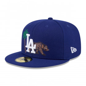 Gorra 59Fifty Los Angeles Dodgers MLB State Stitch Dk Blue