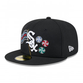 Gorra 59Fifty Chicago White Sox MLB State Stitch Black