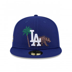 Gorra 59Fifty Los Angeles Dodgers MLB State Stitch Dk Blue