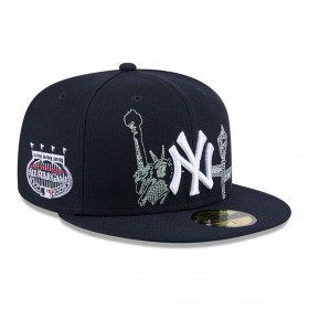 Gorra 59Fifty New York Yankees MLB State Stitch Navy