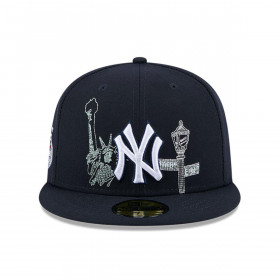 Gorra 59Fifty New York Yankees MLB State Stitch Navy